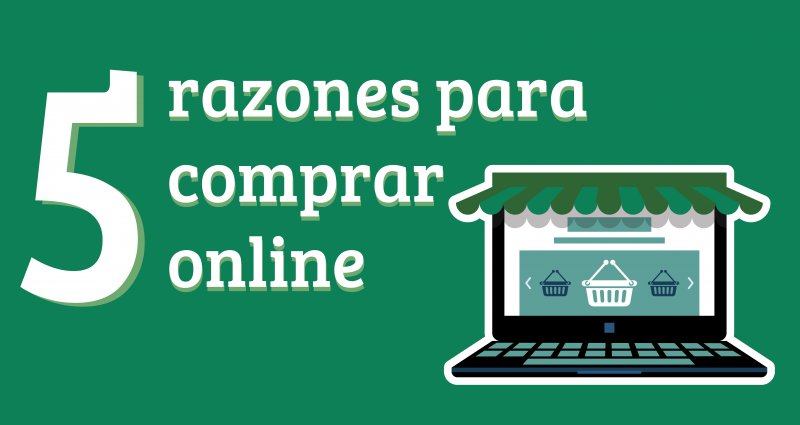 5 razones para comprar online